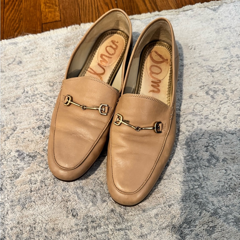 Sam Edelman Loraine Bit Loafer soft beige size 8